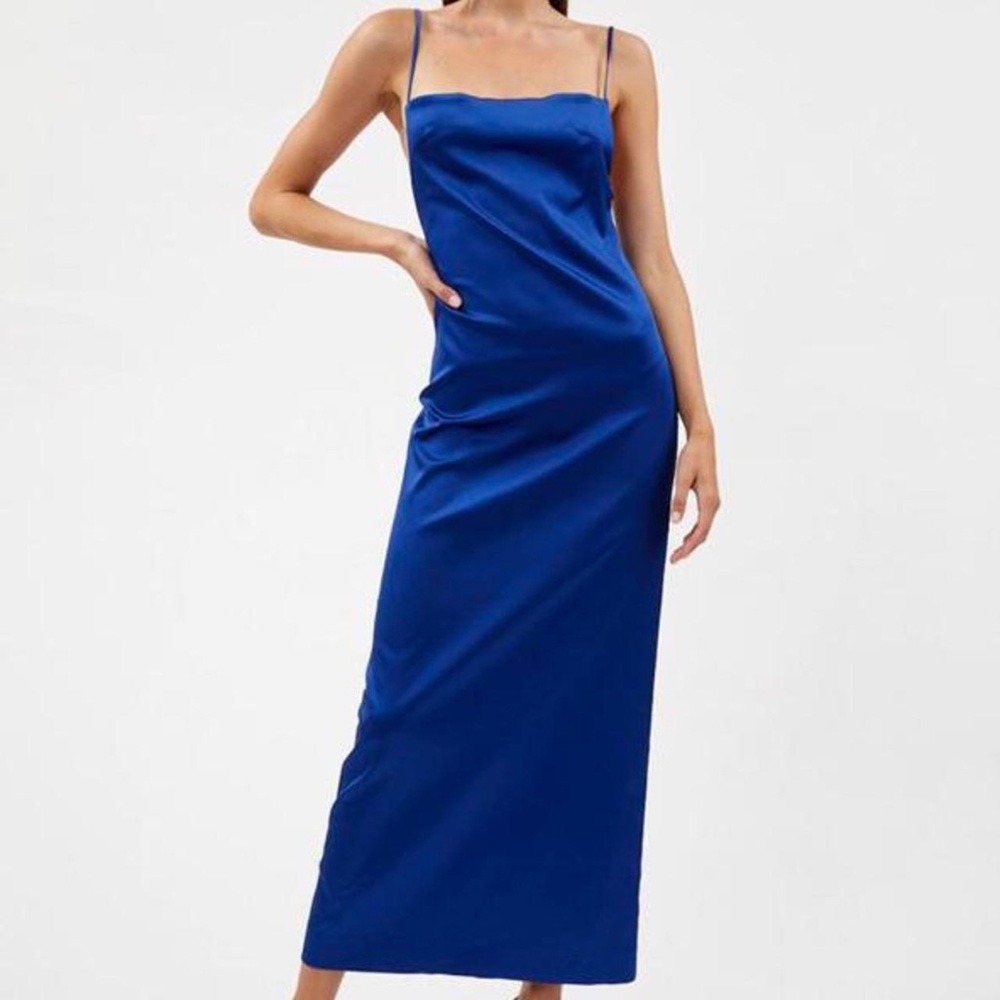 Paris Georgia Phoebe 90’s style sateen slip dress size M